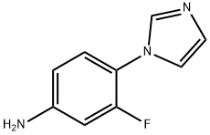 3-fluoro-4-(1H-imidazol-1-yl)aniline Struktur