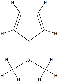 1H-Pyrrole,1-(dimethylsilyl)-(9CI) Struktur