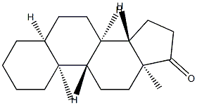 5β-Androstan-17-one Struktur