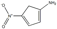 1,3-Cyclopentadien-1-amine,4-nitro-(9CI) Struktur