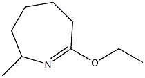 2H-Azepine,7-ethoxy-3,4,5,6-tetrahydro-2-methyl-(9CI) Struktur