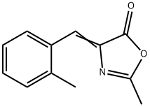 5(4H)-Oxazolone, 2-Methyl-4-[(2-Methylphenyl)Methylene]- Struktur