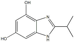 1H-Benzimidazole-4,6-diol,2-(1-methylethyl)-(9CI) Struktur