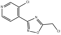 5-(Chloromethyl)-3-(3-Chloropyridin-4-Yl)-1,2,4-Oxadiazole(WX630160) Struktur