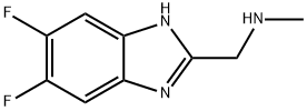 1H-Benzimidazole-2-methanamine,5,6-difluoro-N-methyl-(9CI) Struktur