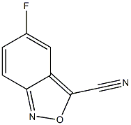 2,1-Benzisoxazole-3-carbonitrile,5-fluoro-(9CI) Struktur