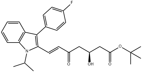 5-Keto-O-tert-butyl Fluvastatin Struktur