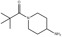 1-(4-aminopiperidin-1-yl)-2,2-dimethylpropan-1-one Struktur