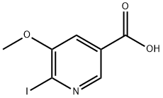 6-Iodo-5-Methoxynicotinic Acid(WXC03747) Struktur