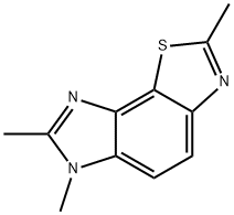 6H-Imidazo[4,5-g]benzothiazole,2,6,7-trimethyl-(8CI) Struktur