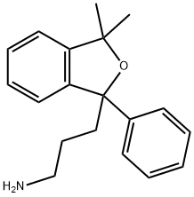 3,3-Dimethyl-1-phenylphthalan-1-propan-1-amine Struktur