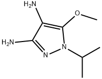 1H-Pyrazole-3,4-diamine,5-methoxy-1-(1-methylethyl)-(9CI) Struktur