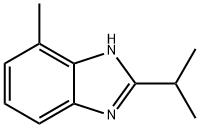 1H-Benzimidazole,4-methyl-2-(1-methylethyl)-(9CI) Struktur