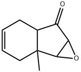 6H-Indeno[1,2-b]oxiren-6-one,1a,1b,2,5,5a,6a-hexahydro-1b-methyl-(9CI) Struktur