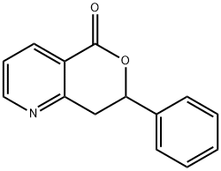 5H-Pyrano[4,3-b]pyridin-5-one,7,8-dihydro-7-phenyl-(8CI,9CI) Struktur