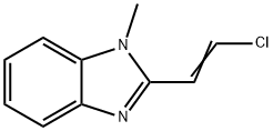 1H-Benzimidazole,2-(2-chloroethenyl)-1-methyl-(9CI) Struktur