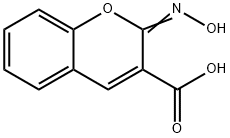 2H-1-Benzopyran-3-carboxylicacid,2-(hydroxyimino)-(9CI) Struktur