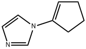 1H-Imidazole,1-(1-cyclopenten-1-yl)-(9CI) Struktur