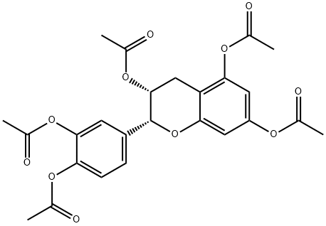 2α-[3,4-ビス(アセチルオキシ)フェニル]クロマン-3α,5,7-トリオール3,5,7-トリアセタート