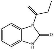 2H-Benzimidazol-2-one,1,3-dihydro-1-(1-methylenepropyl)-(9CI) Struktur