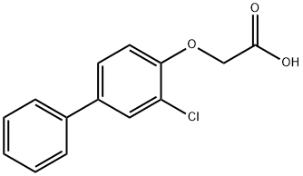 (3-CHLORO-1,1''-BIPHENYL-4-YL)OXY]ACETIC ACID Struktur