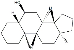 5α-Androstan-6α-ol Struktur