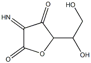 erythro-Hex-2-enonimidic  acid,  -gamma--lactone,  radical  ion(1-)  (9CI) Struktur