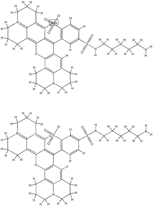 Sulforhodamine 101 cadaverine TFA salt Struktur