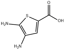 2-Thiophenecarboxylicacid,4,5-diamino-(9CI) Struktur