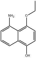 1-Naphthalenol,5-amino-4-ethoxy-(9CI) Struktur