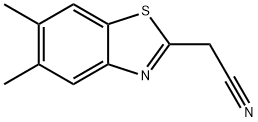 2-Benzothiazoleacetonitrile,5,6-dimethyl-(9CI) Struktur