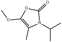 2(3H)-Oxazolone,5-methoxy-4-methyl-3-(1-methylethyl)-(9CI) Struktur