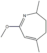 2H-Azepine,3,4-dihydro-7-methoxy-2,5-dimethyl-(9CI) Struktur