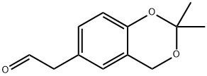 4H-1,3-Benzodioxin-6-acetaldehyde,2,2-dimethyl-(9CI) Struktur