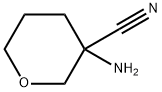 2H-Pyran-3-carbonitrile,3-aminotetrahydro-(9CI) Struktur