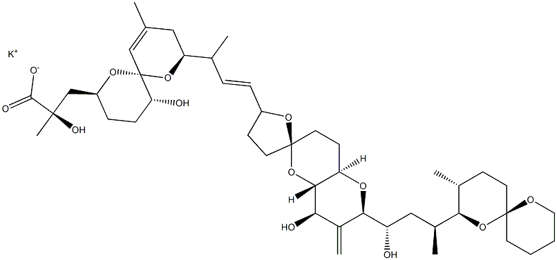 OKADAIC ACID POTASSIUM SALT, HIGH PURITY, 98 Struktur