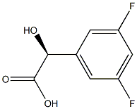 Benzeneacetic acid, 3,5-difluoro-α-hydroxy-, (αS)- Struktur