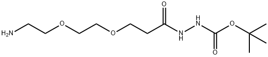 Amino-PEG2-t-Boc-hydrazide Struktur