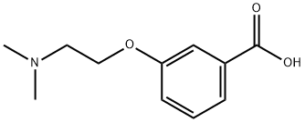 3-[2-(dimethylamino)ethoxy]benzoic acid Struktur