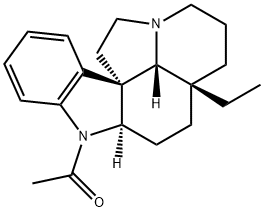 1-Acetylaspidospermidine Struktur