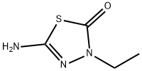 1,3,4-Thiadiazol-2(3H)-one,5-amino-3-ethyl-(9CI) Struktur