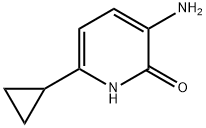 2(1H)-Pyridinone,3-amino-6-cyclopropyl-(9CI) Struktur