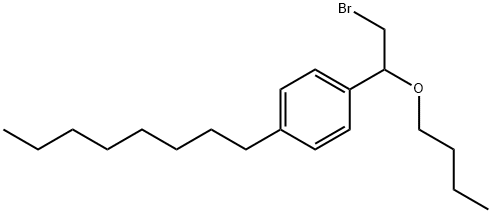 [α-(Bromomethyl)-p-octylbenzyl]butyl ether Struktur