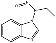 1H-Benzimidazol-1-amine,N-ethyl-N-nitroso-(9CI) Struktur