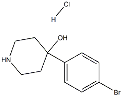 4-Piperidinol, 4-(4-broMophenyl)-, hydrochloride (1:1) Struktur