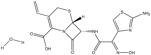 Cefdinir monohydrate
 Struktur