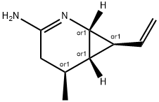 2-Azabicyclo[4.1.0]hept-2-en-3-amine,7-ethenyl-5-methyl-,(1R,5S,6S,7S)-rel-(9CI) Struktur