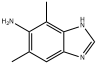 1H-Benzimidazol-5-amine,4,6-dimethyl-(9CI) Struktur