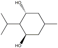 1,3-Cyclohexanediol,5-methyl-2-(1-methylethyl)-,(1R,2alpha,3R,5bta)-(9CI) Struktur