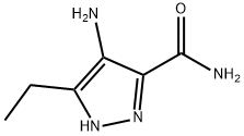 1H-Pyrazole-3-carboxamide,4-amino-5-ethyl-(9CI) Struktur